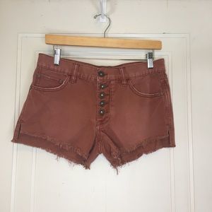 Free People Frayed Cutoff Shorts